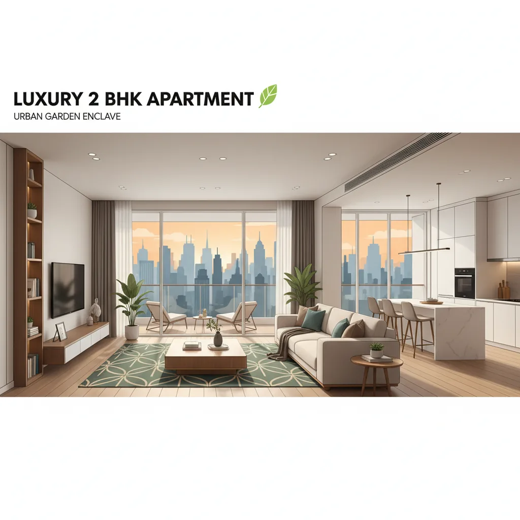 2 BHK Apartments in Bhartiya Garden Enclave