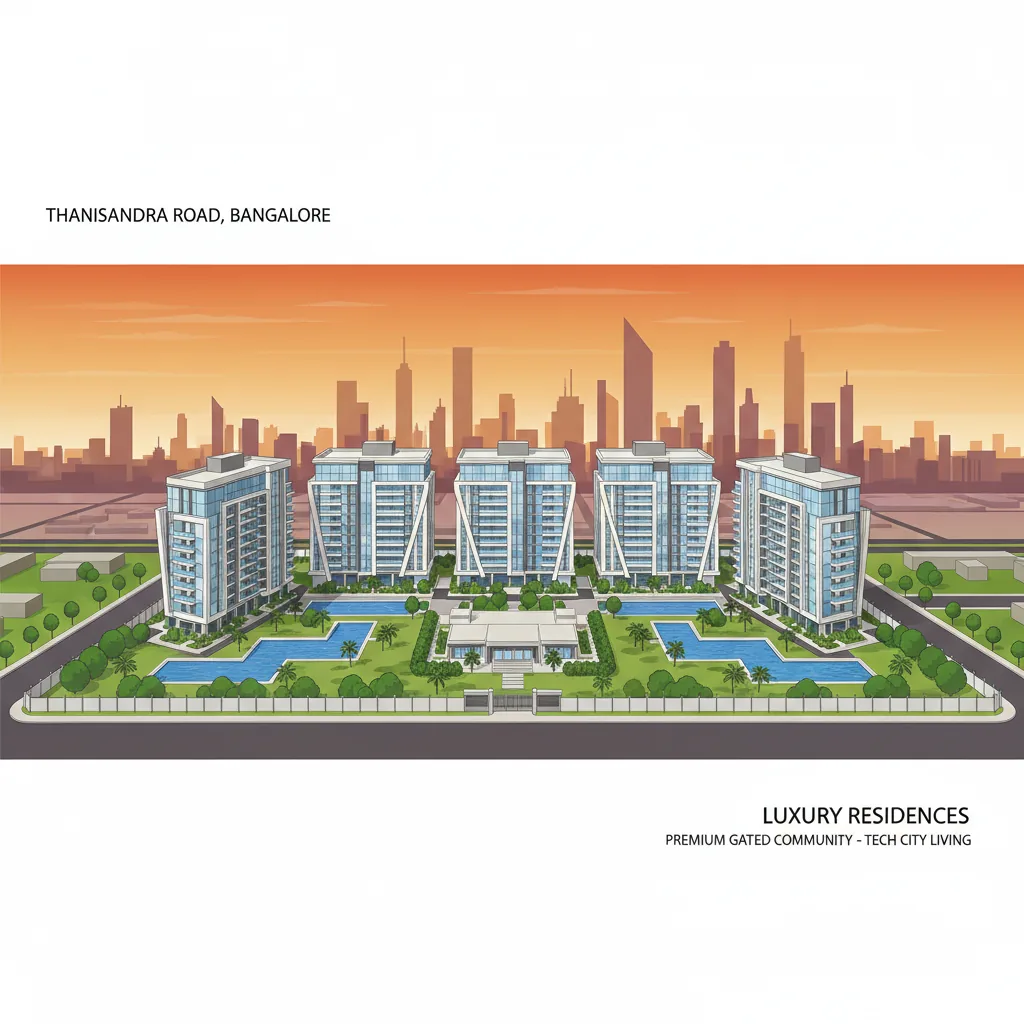 Affordable Luxury Homes in Thanisandra Road
