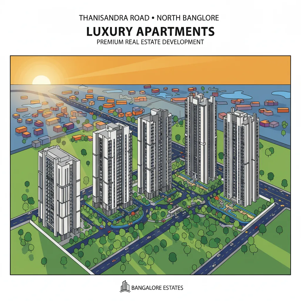 Apartments in Thanisandra Road