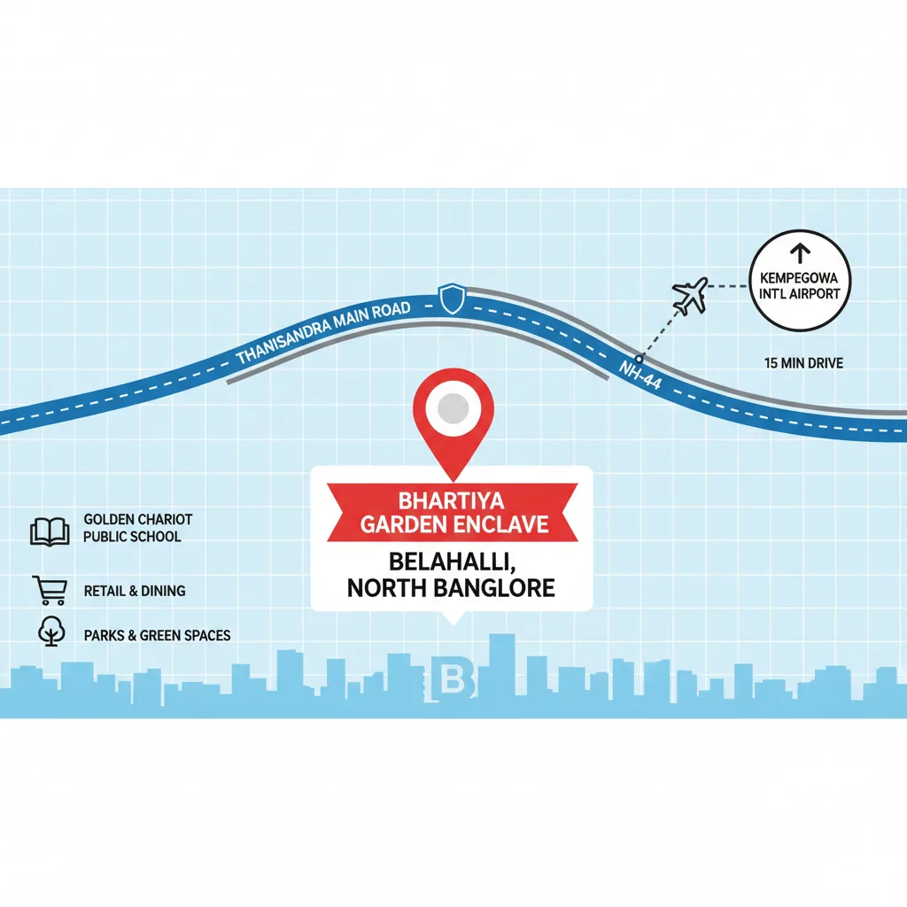 Bhartiya Garden Enclave Address