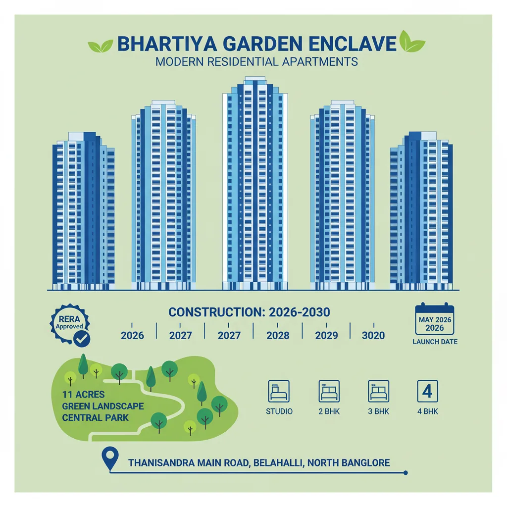 Bhartiya Garden Enclave Launch Date