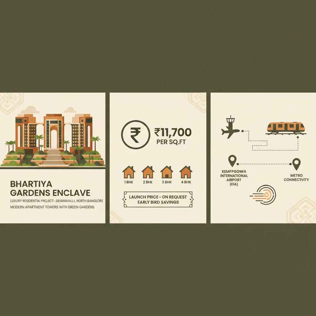 Bhartiya Garden Enclave Launch Price